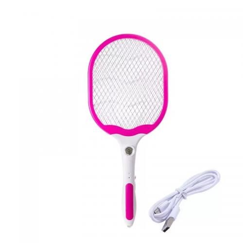 JH-D04 USB rechargeable mosquito swatter with 1led